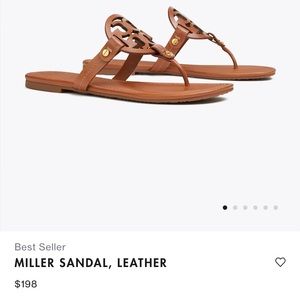 Brown Tory Burch Sandals